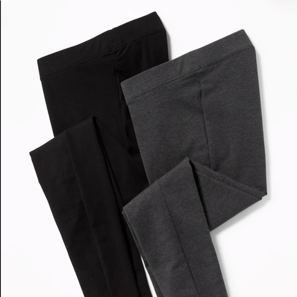 EUC Two pairs of Old Navy maternity leggings!